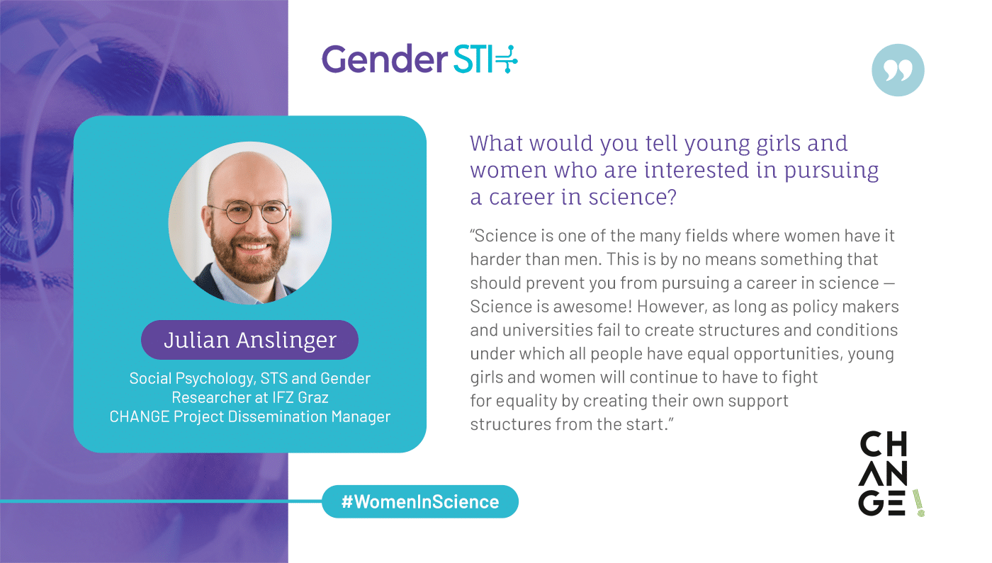 Julian Anslinger, researcher and member of the CHANGE project, says policy makers and universities must ensure all people have equal opportunities.