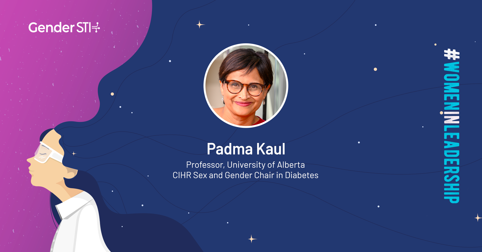 Padma Kaul, a professor at the University of Alberta, is one of Gender STI's #WomenInLeadership nominees.