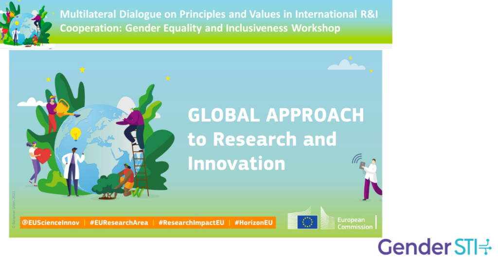 Gender STI at the Multilateral Dialogue on Principles and Values in International Research & Innovation Cooperation