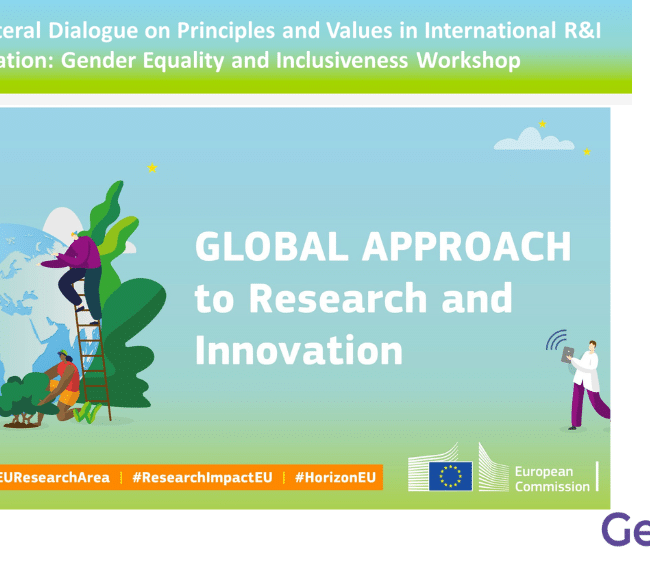 Gender STI at the Multilateral Dialogue on Principles and Values in International Research & Innovation Cooperation